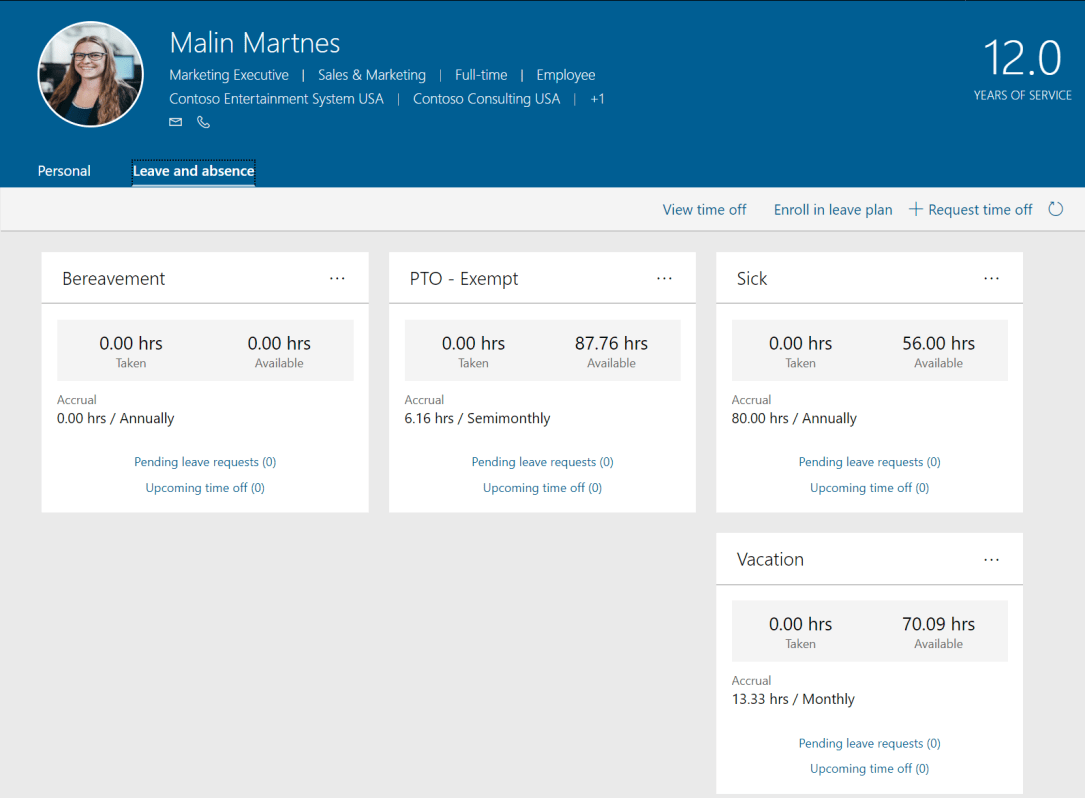 leave and absence people