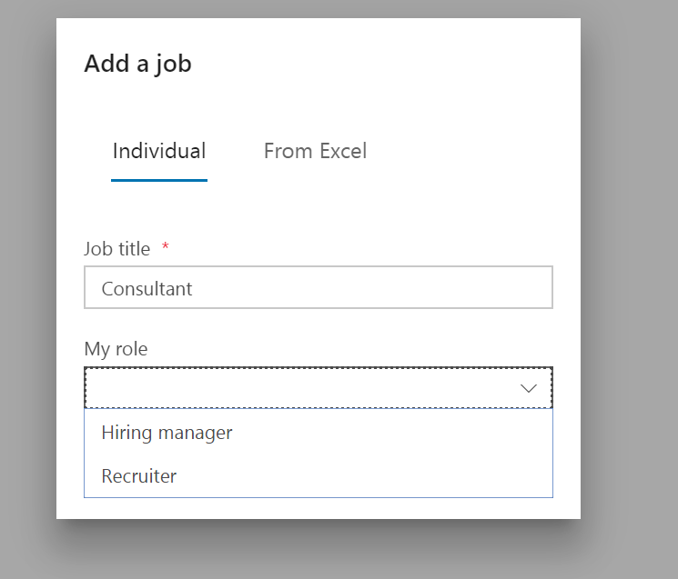 Attract - Add a job individual