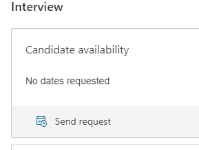 candidate availability send request