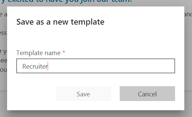 Save template as a new template