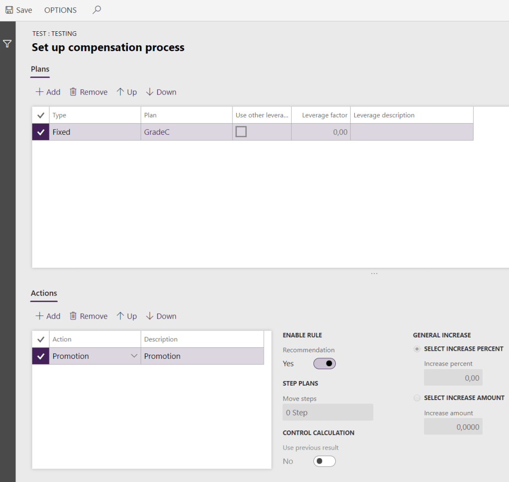 Enable recommendations