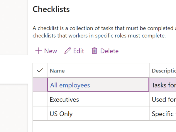 Task management: Checklists