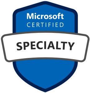 Speciality badge for the MB-260 certification